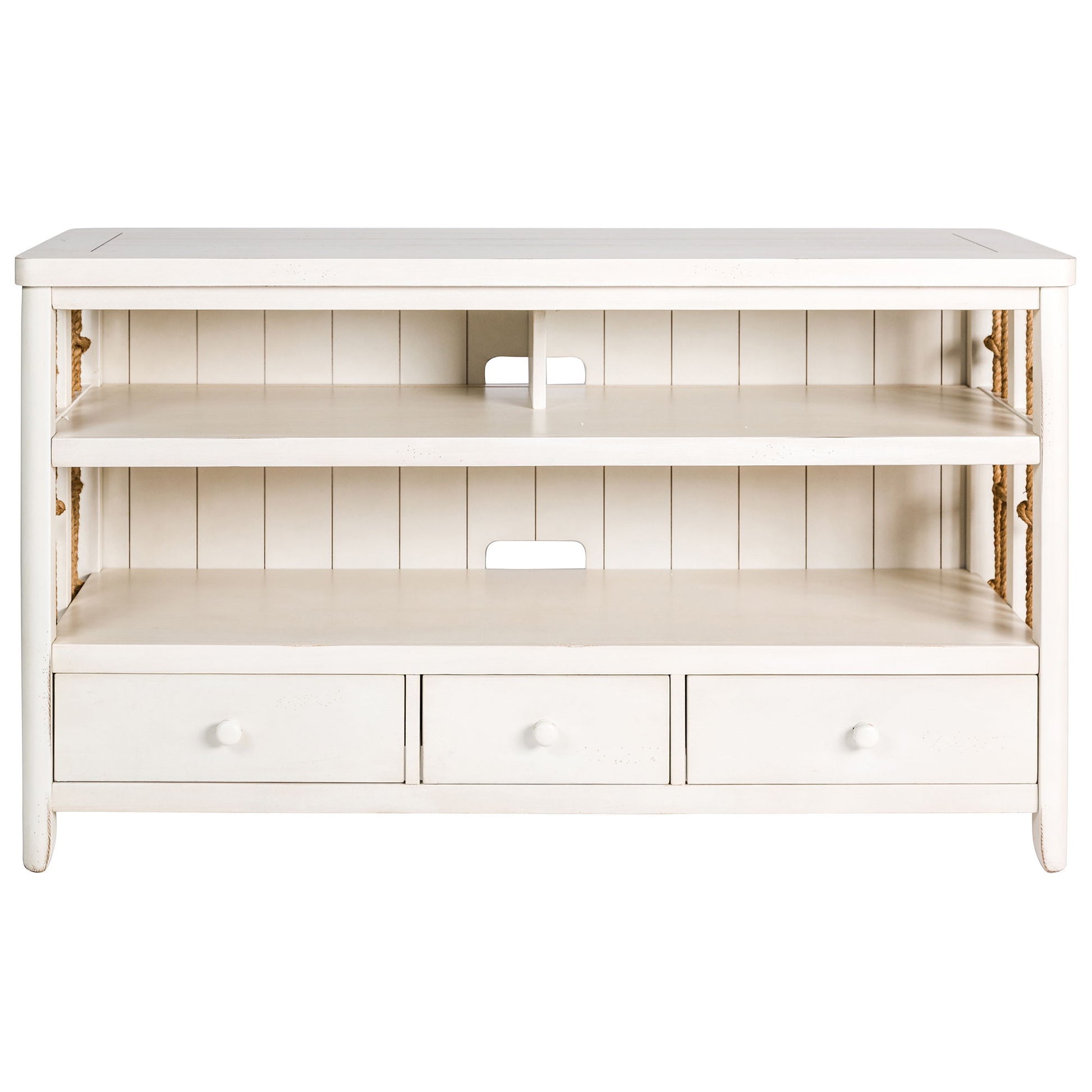 Dockside - TV Console - White - Hornell Furniture Outlet