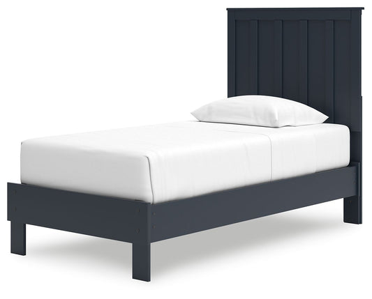 Simmenfort - Platform Bed With Panel Headboard - Hornell Furniture Outlet