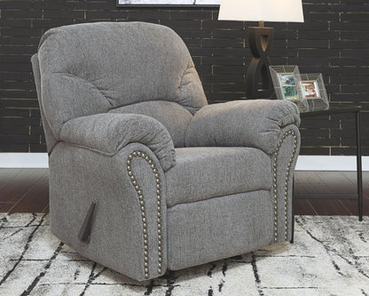 Allmaxx - Pewter - Rocker Recliner - Hornell Furniture Outlet