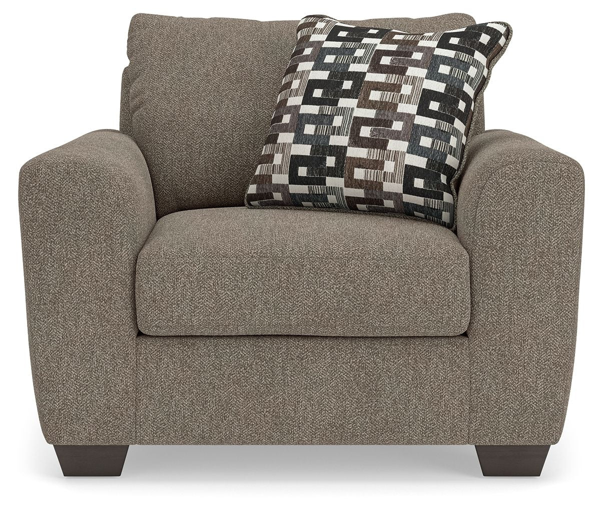 Triston - Peaks - Chair And A Half - Suede - Hornell Furniture Outlet