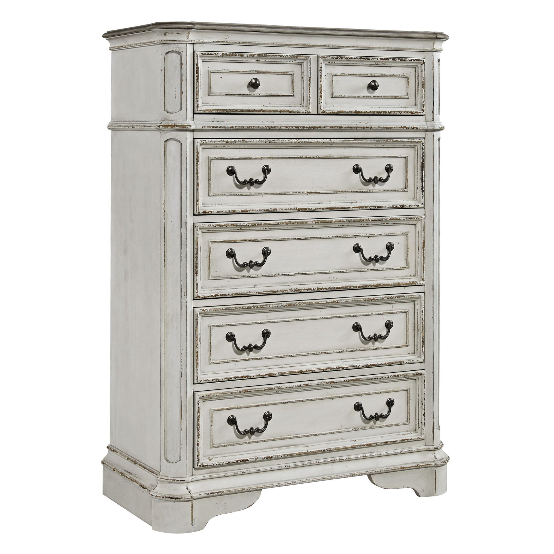 Magnolia Manor - 5 Drawer Chest - Hornell Furniture Outlet