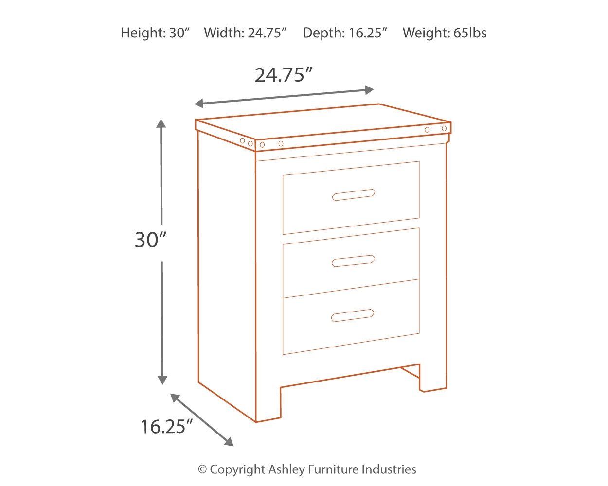 Trinell - Night Stand - Hornell Furniture Outlet