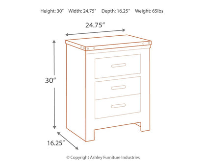Trinell - Night Stand - Hornell Furniture Outlet