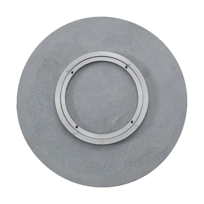 Kaza - Marble Lazy Susan - Gray - Hornell Furniture Outlet