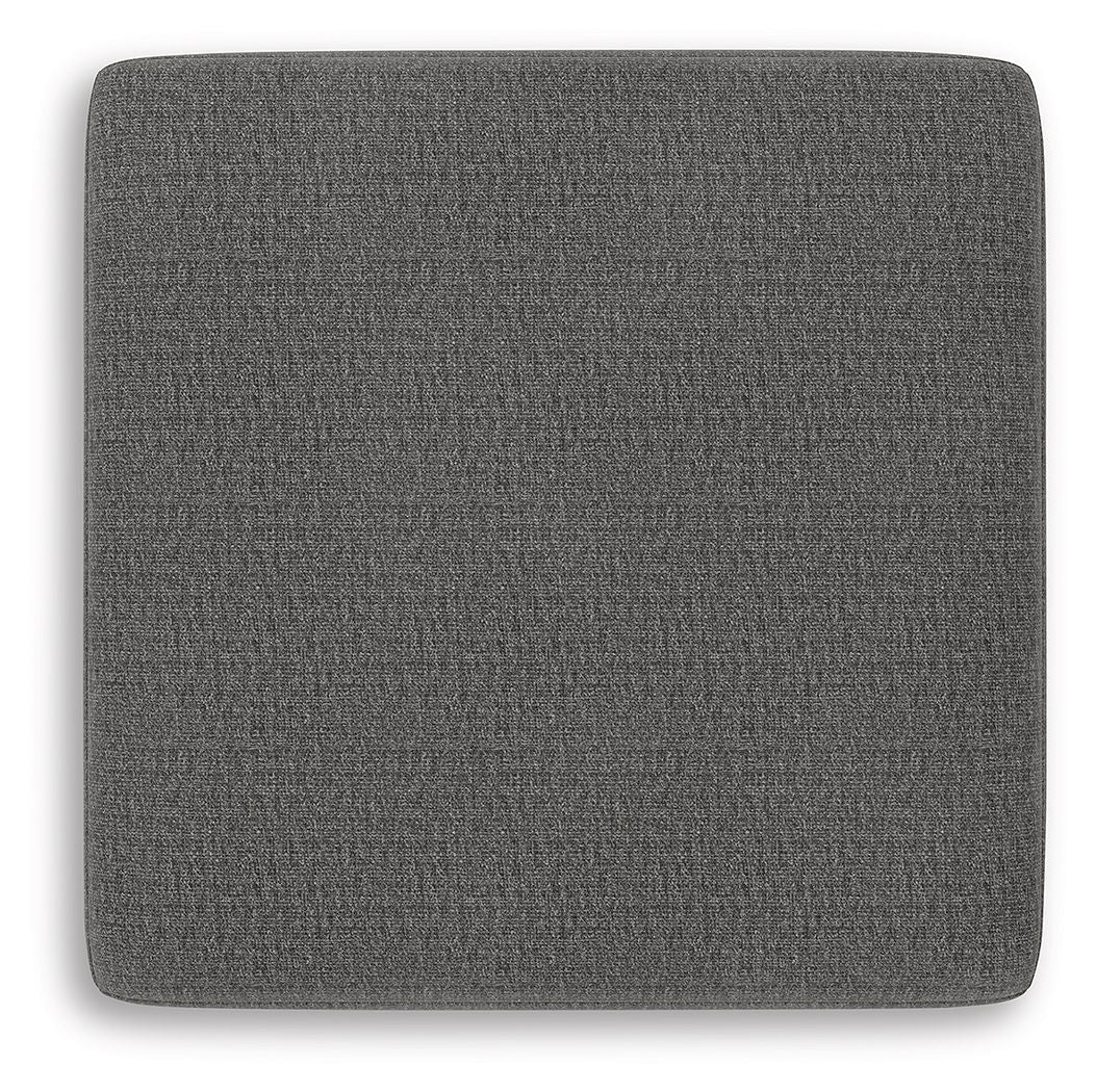 Seyler Lane - Greystone - Oversized Accent Ottoman - Hornell Furniture Outlet