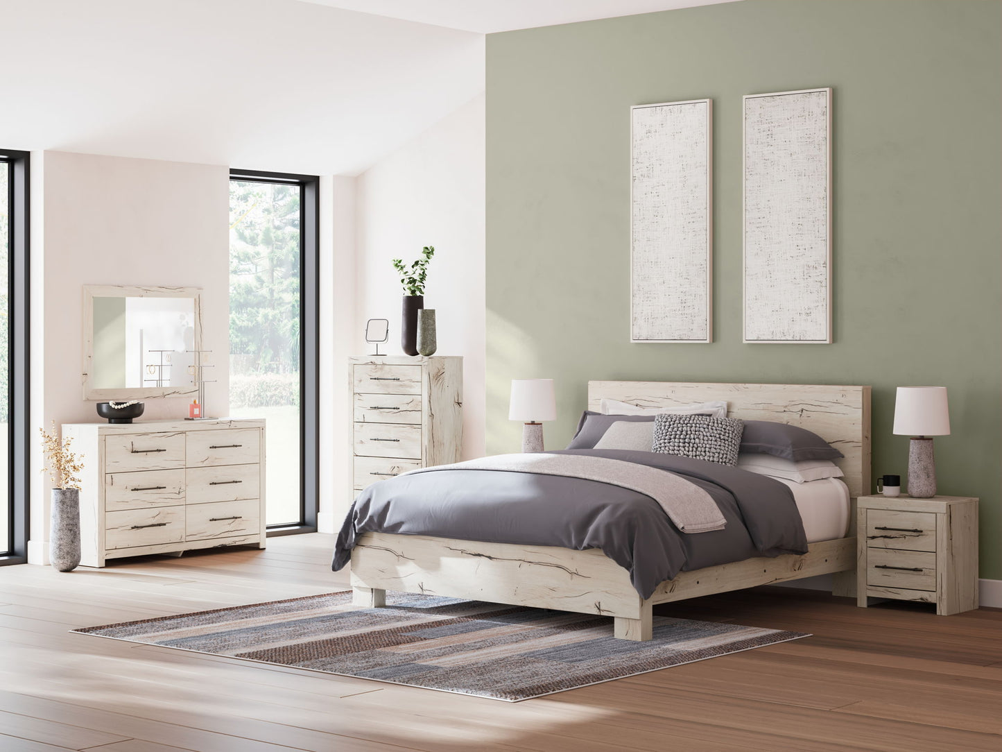 Lawroy - Panel Bed - Hornell Furniture Outlet