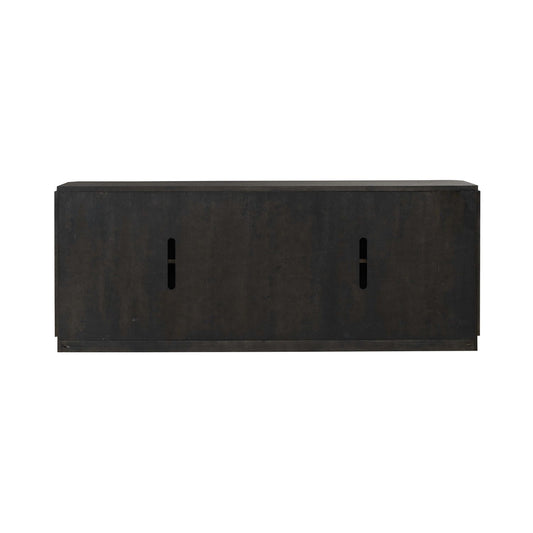 City View - 82" TV Console - Coffee Bean - Hornell Furniture Outlet