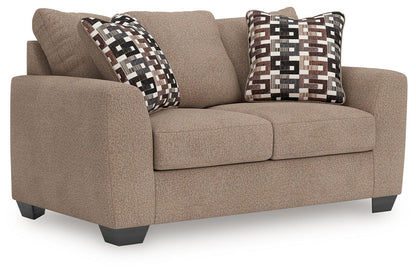 Triston - Peaks - Suede - Loveseat - Hornell Furniture Outlet