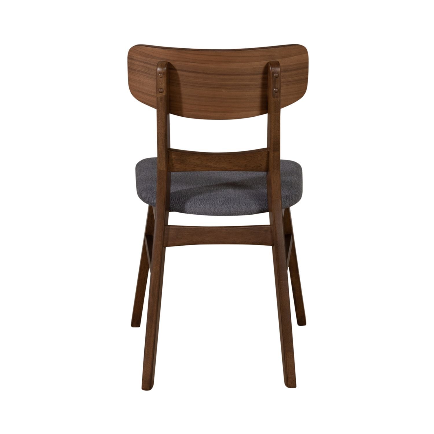 Space Savers - Panel Back Side Chair - Gray - Hornell Furniture Outlet