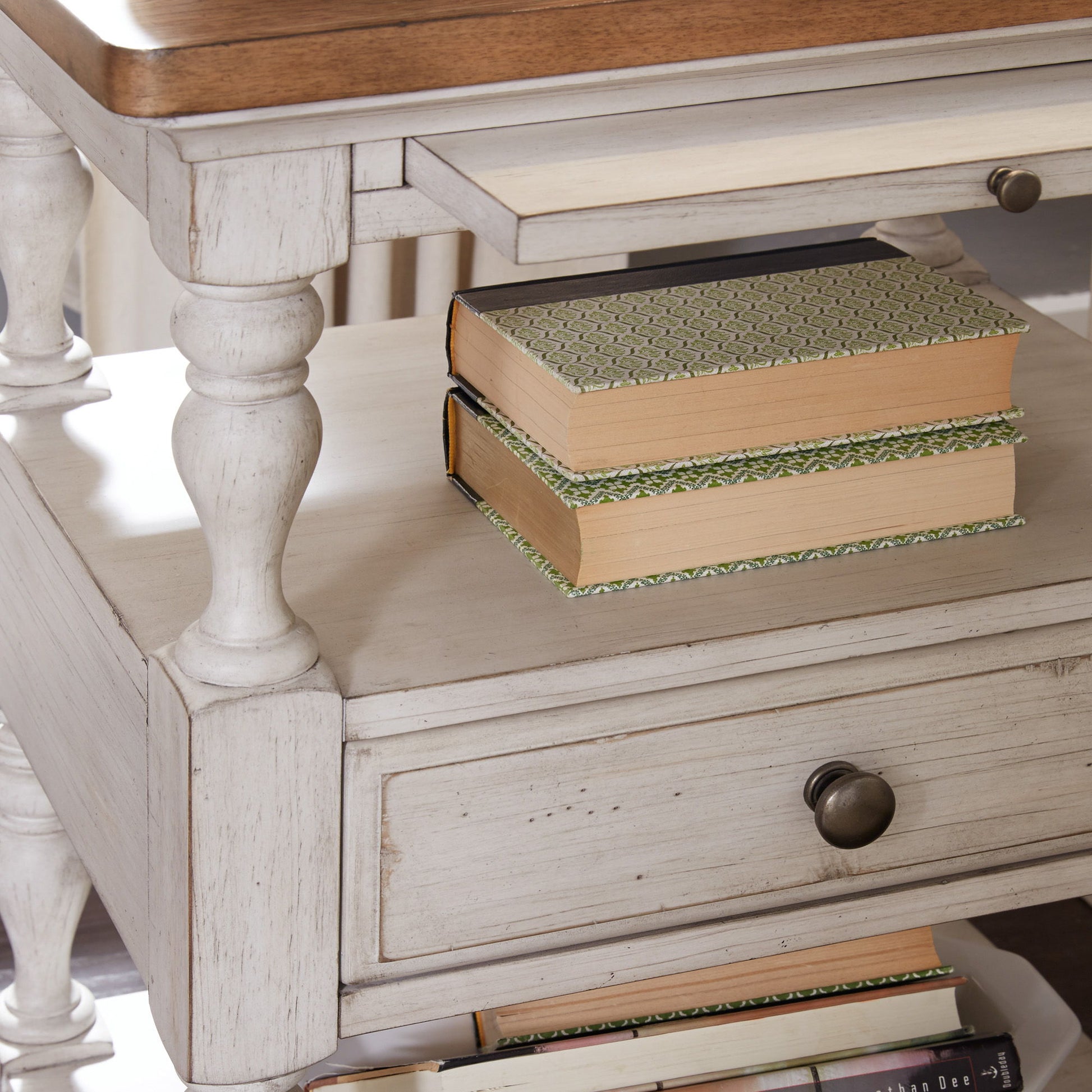 Farmhouse Reimagined - 1 Drawer Nightstand - White - Hornell Furniture Outlet