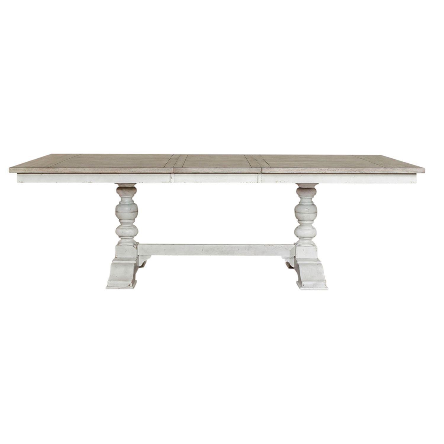 Whitney - Trestle Table - White - Hornell Furniture Outlet