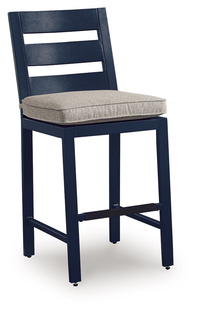 East Beach - Barstool (Set of 2) - Blue - Hornell Furniture Outlet