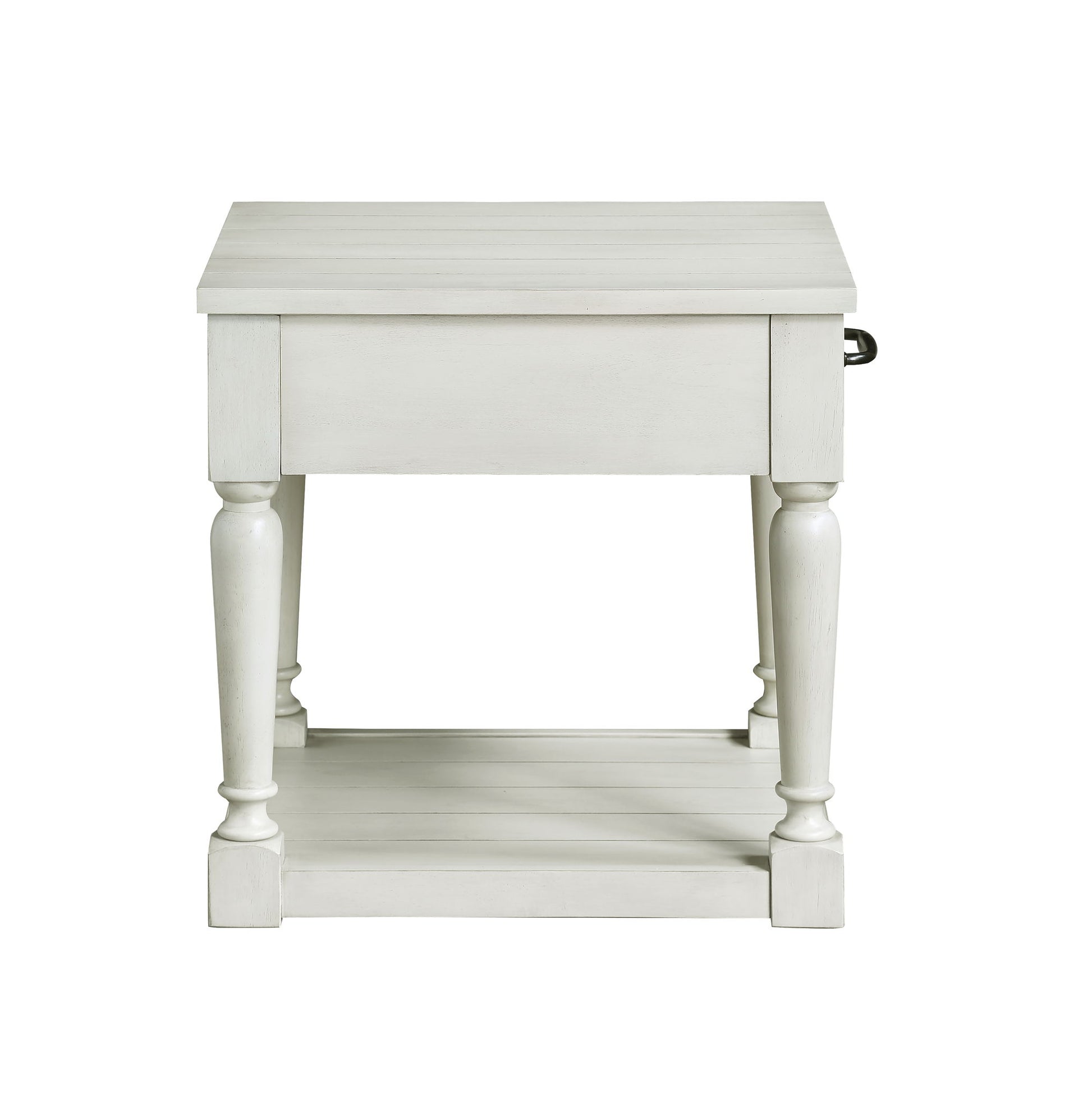 Hemingway - End Table - White - Hornell Furniture Outlet