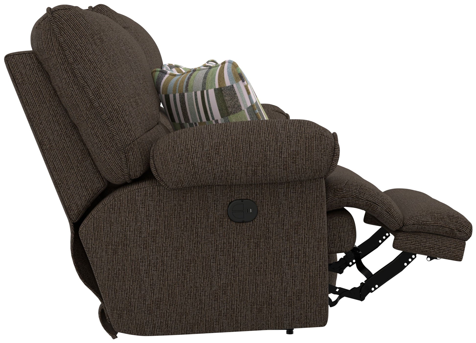 Lenny - Power Lay Flat Reclining Console Loveseat - Hornell Furniture Outlet