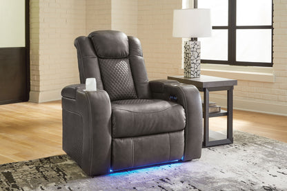 Fyne - dyme - Reclining Living Room Set - Hornell Furniture Outlet