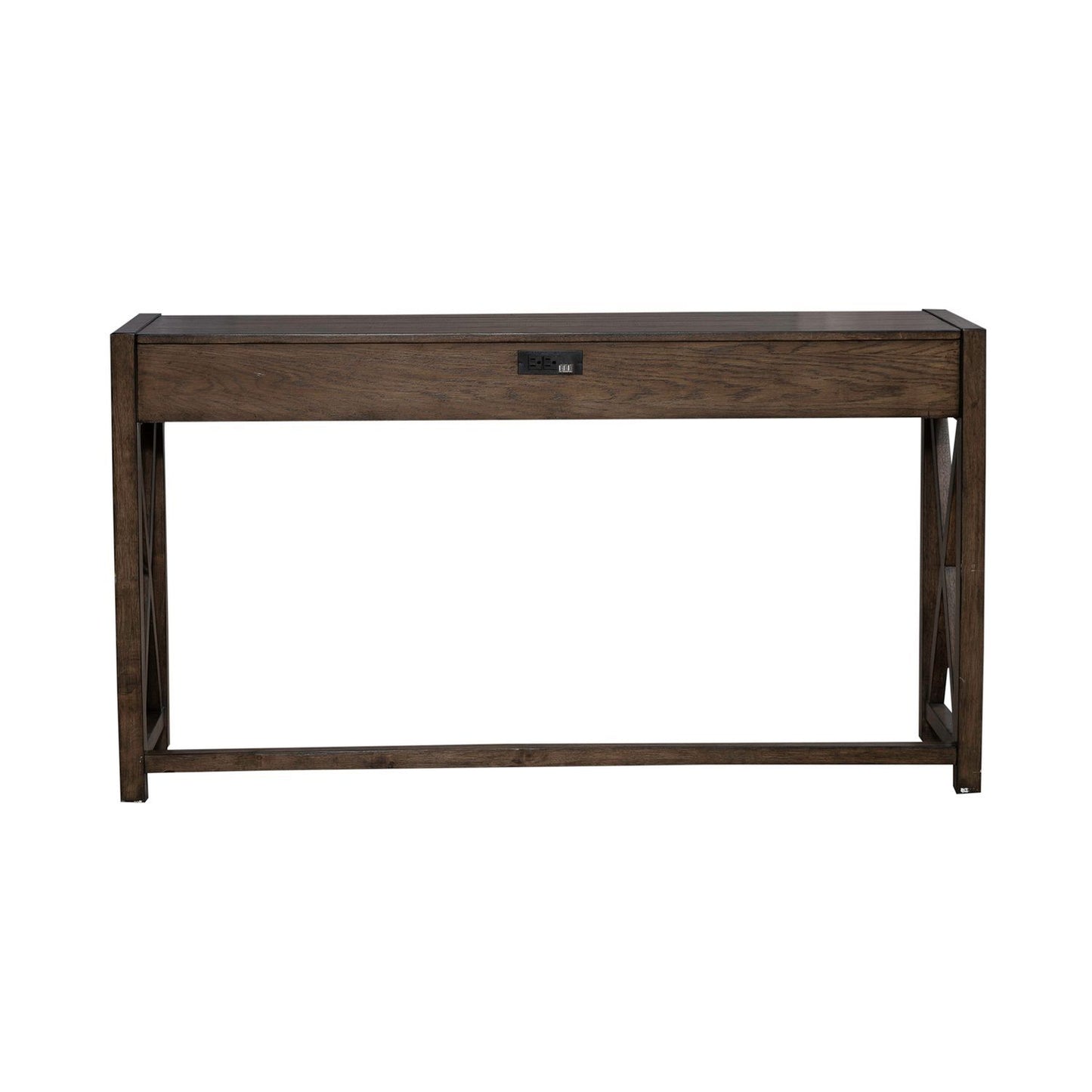 Lennox - Console Bar Table - Dark Brown - Hornell Furniture Outlet