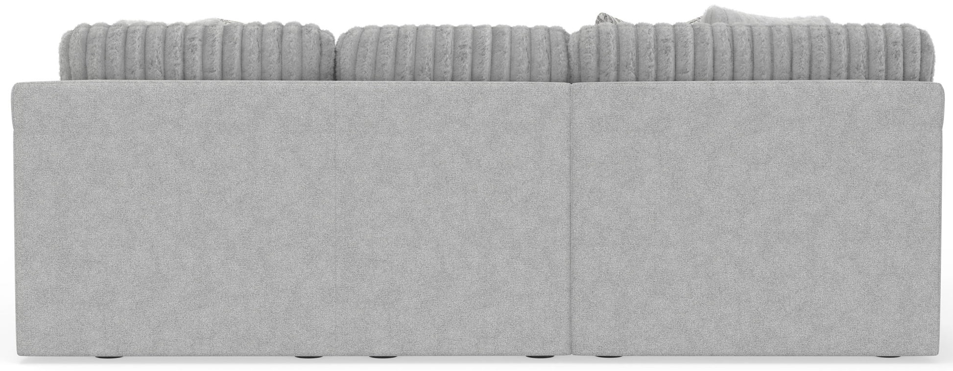 Logan - Upholstered Sectional With Comfort Coil Seating And Accent Pillows Included - Hornell Furniture Outlet