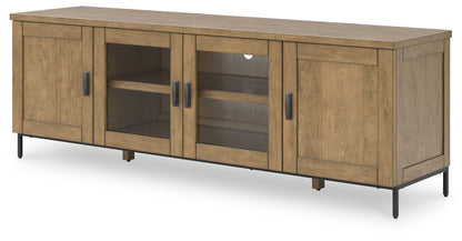 Torlanta - Brown - Extra Large TV Stand - Hornell Furniture Outlet