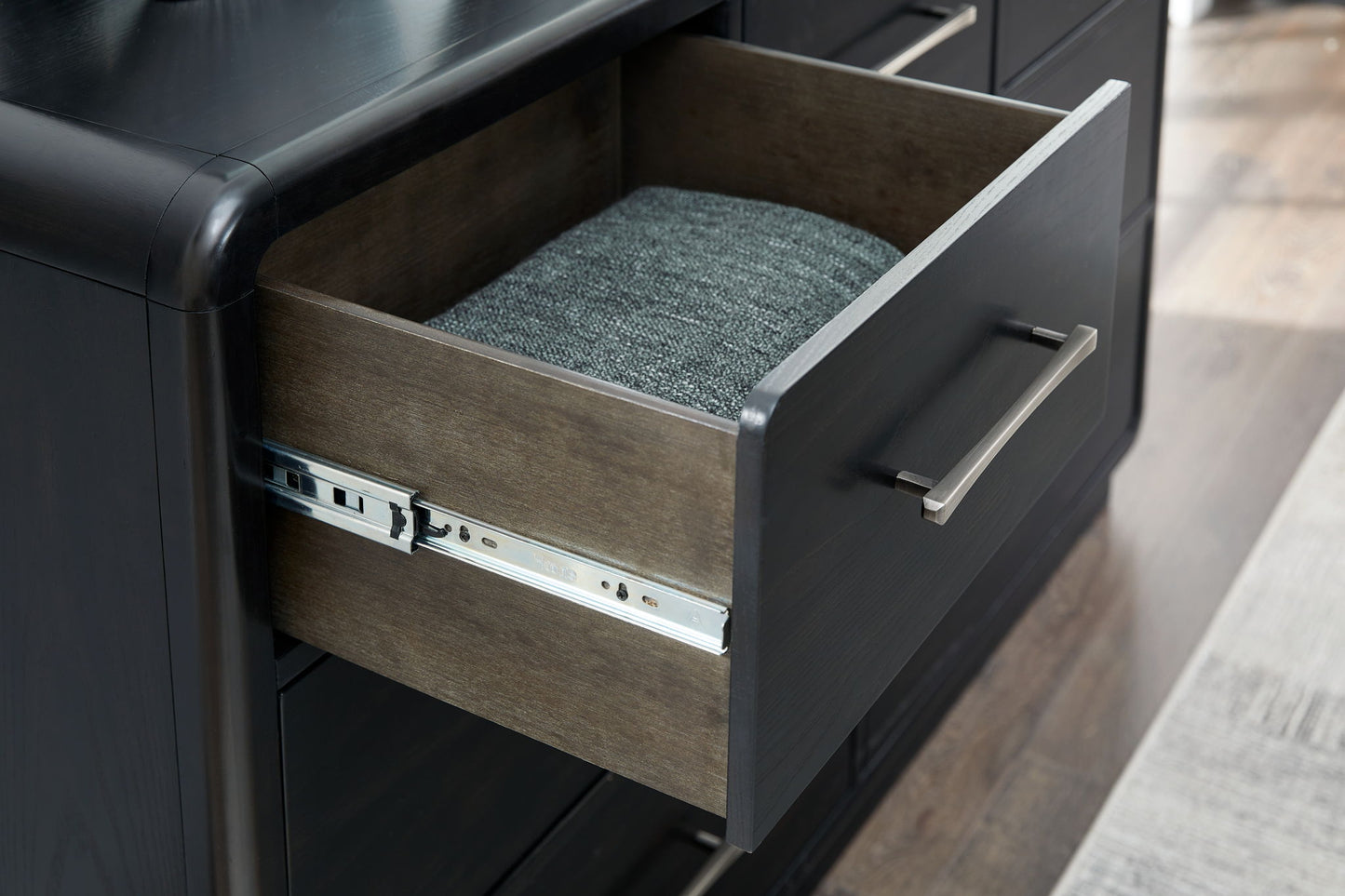 Rowanbeck - Black - Dresser - Hornell Furniture Outlet