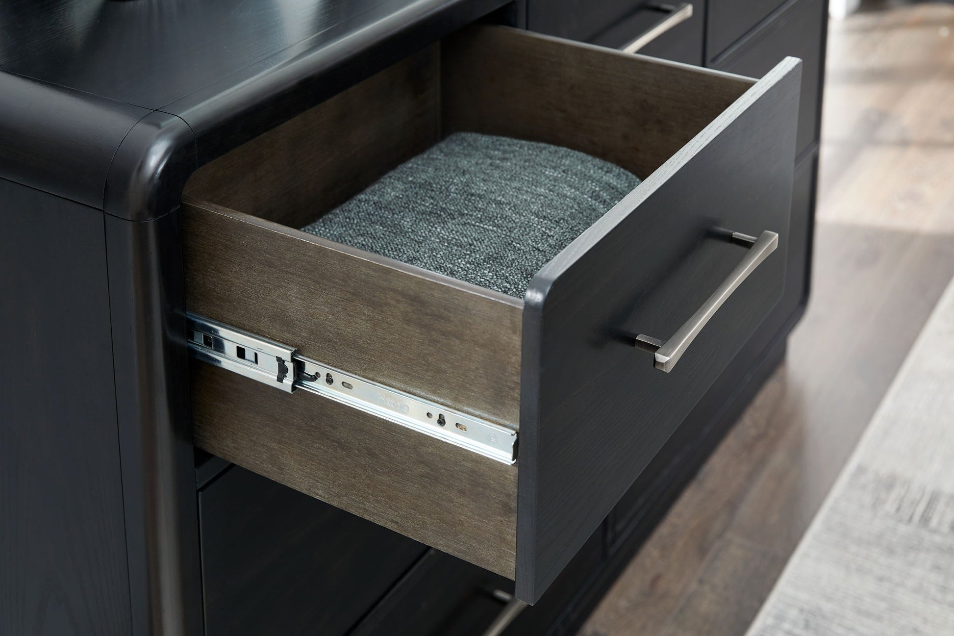 Rowanbeck - Black - Dresser - Hornell Furniture Outlet