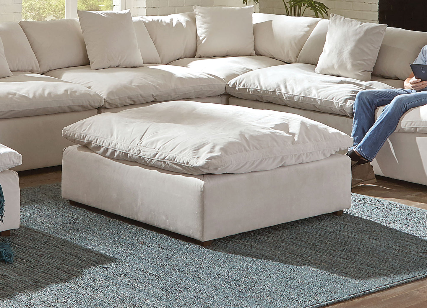 Posh Modular Sectional - Cocktail Ottoman - Hornell Furniture Outlet