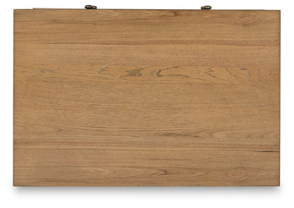 Sharlance - Light Brown - Lift Top Cocktail Table - Hornell Furniture Outlet