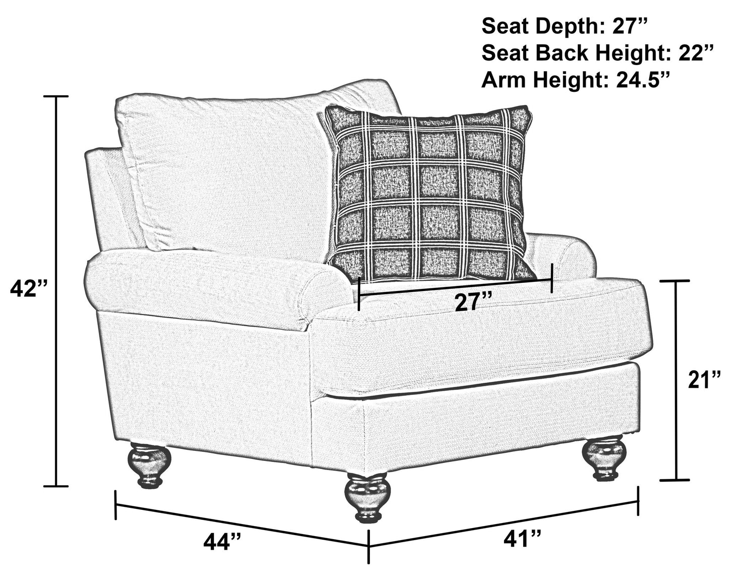 Cumberland - Chair - Ecru - Hornell Furniture Outlet