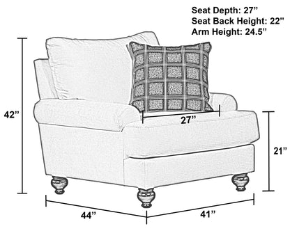 Cumberland - Chair - Ecru - Hornell Furniture Outlet