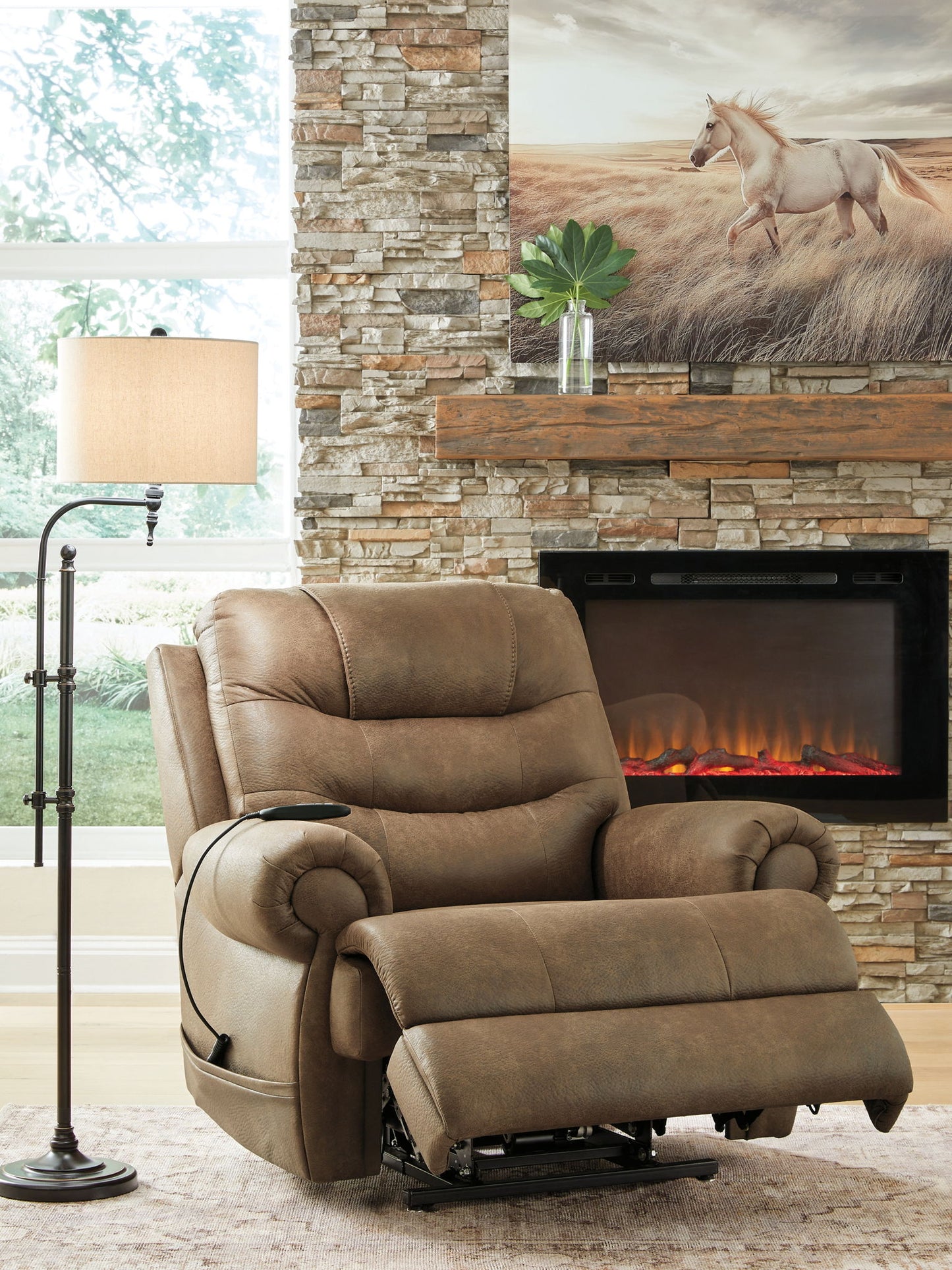 Revived and Restored - Power Lift Recliner - Hornell Furniture Outlet