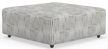 Kellen - Castered Cocktail Ottoman - Hornell Furniture Outlet