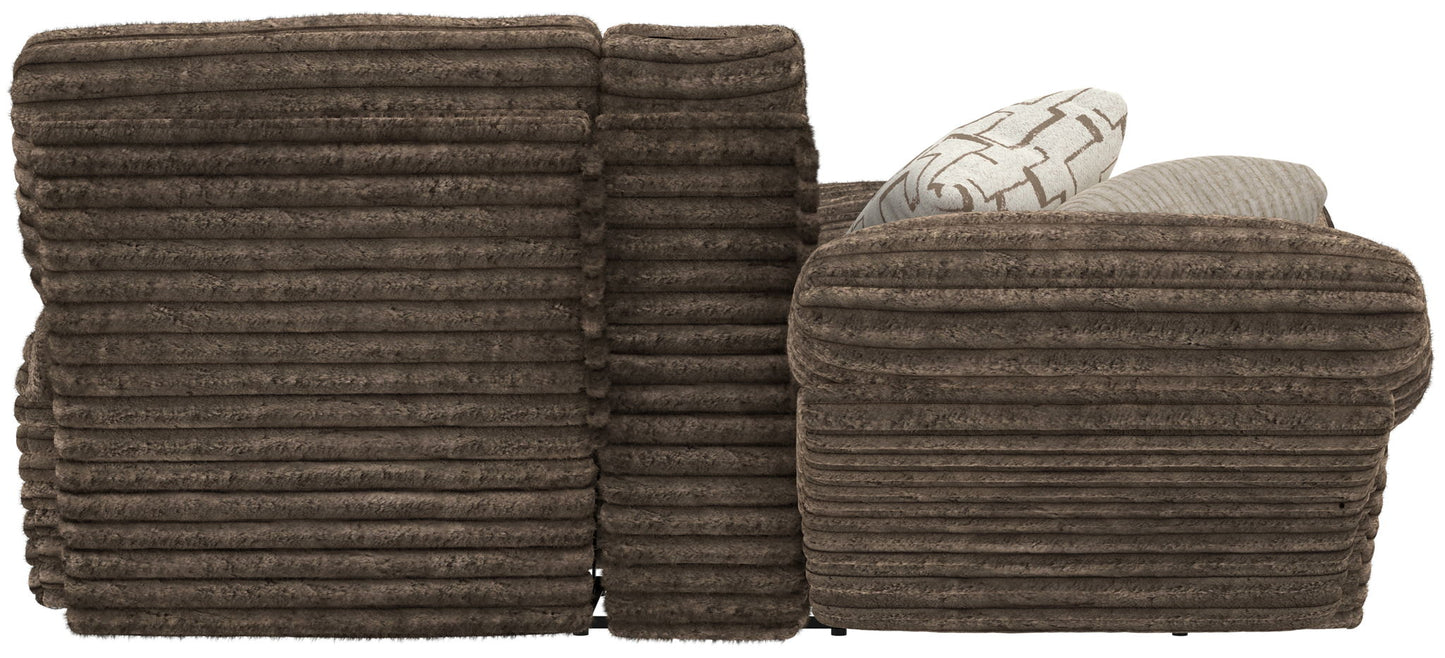 Lynx - Power Reclining Console Loveseat With Zero Gravity - Hornell Furniture Outlet