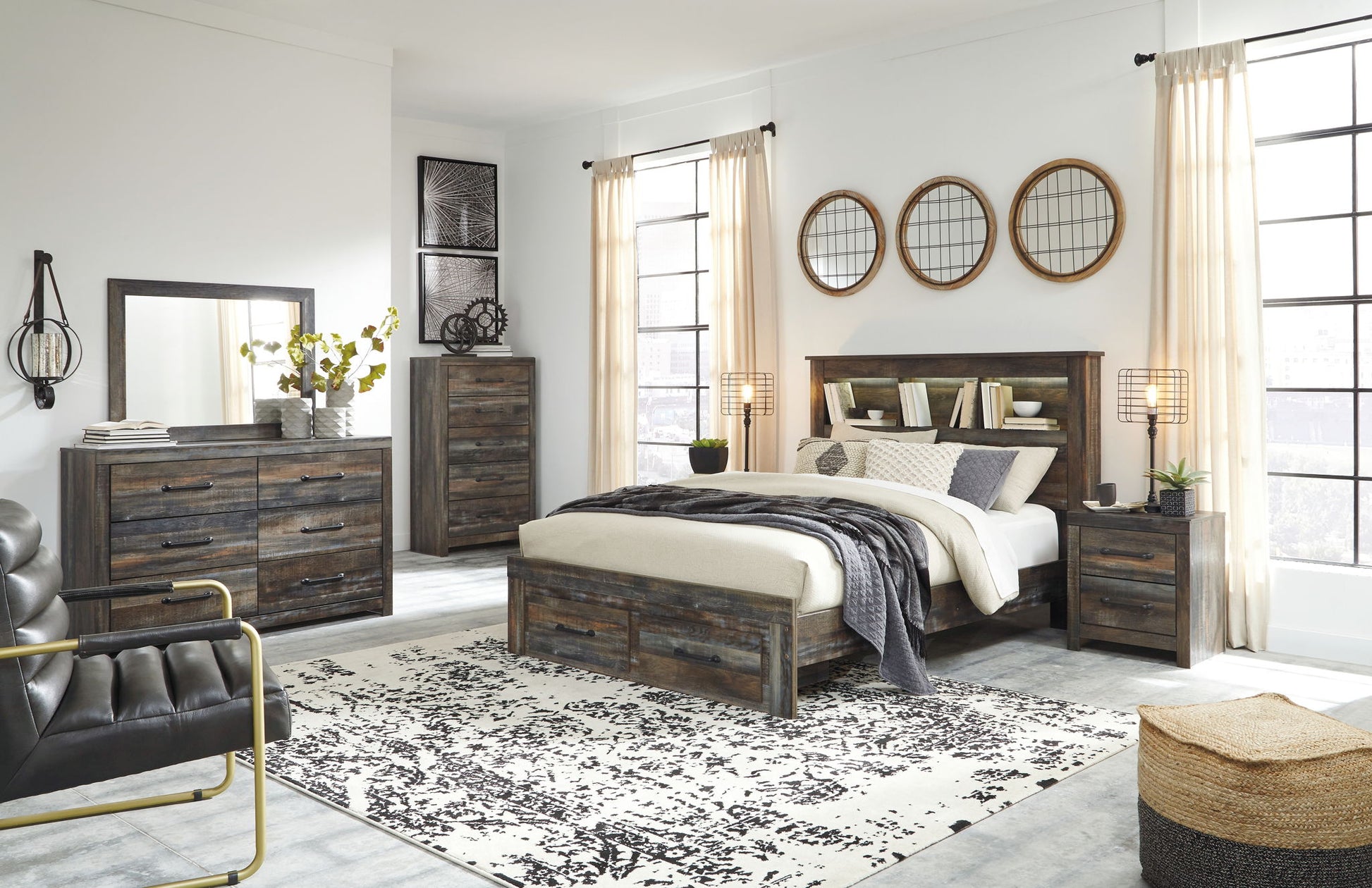 Drystan - Panel Bookcase Bed - Hornell Furniture Outlet