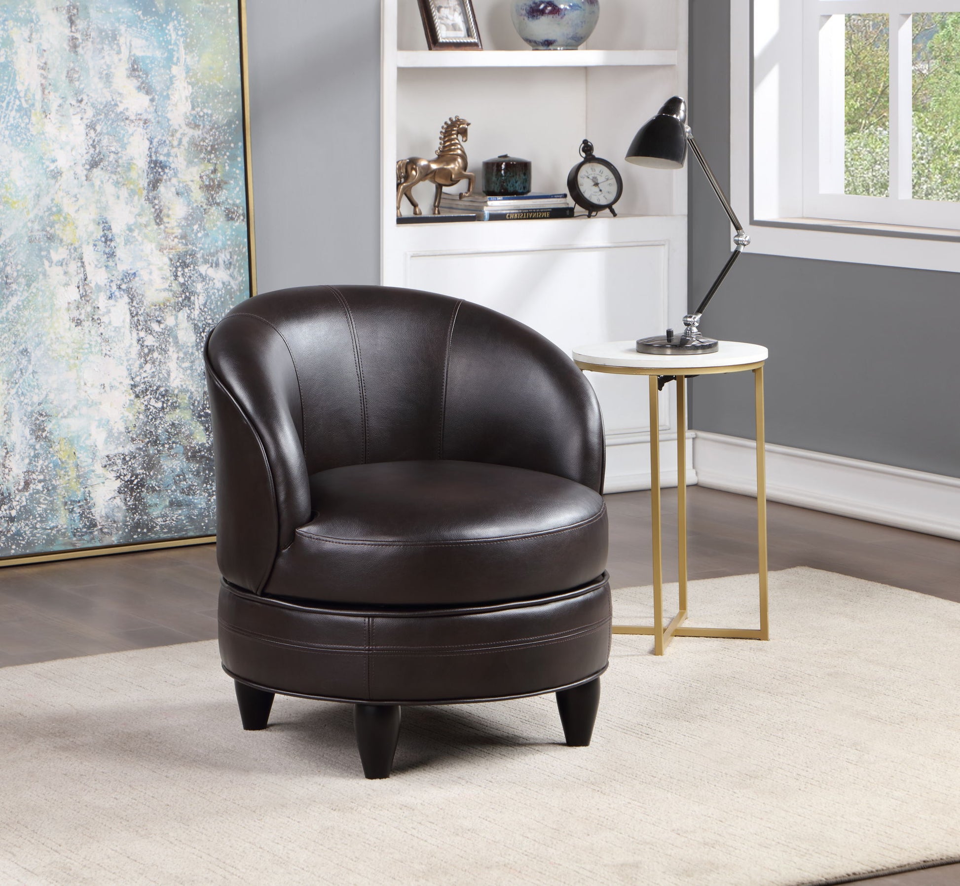 Sophia - Swivel Chair - Hornell Furniture Outlet
