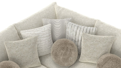 Ritzy - Modular Sofa And Included Cocktail Ottoman - Hornell Furniture Outlet