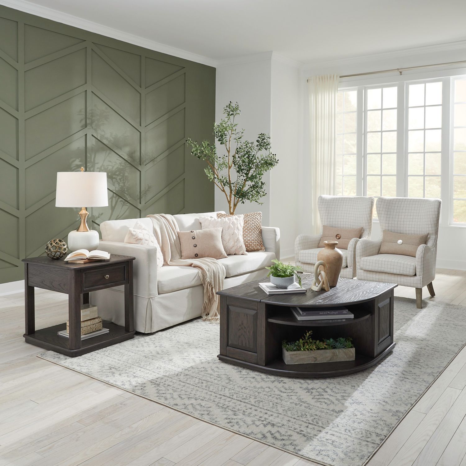 Wallace - 3 Piece Set - Brown - Hornell Furniture Outlet
