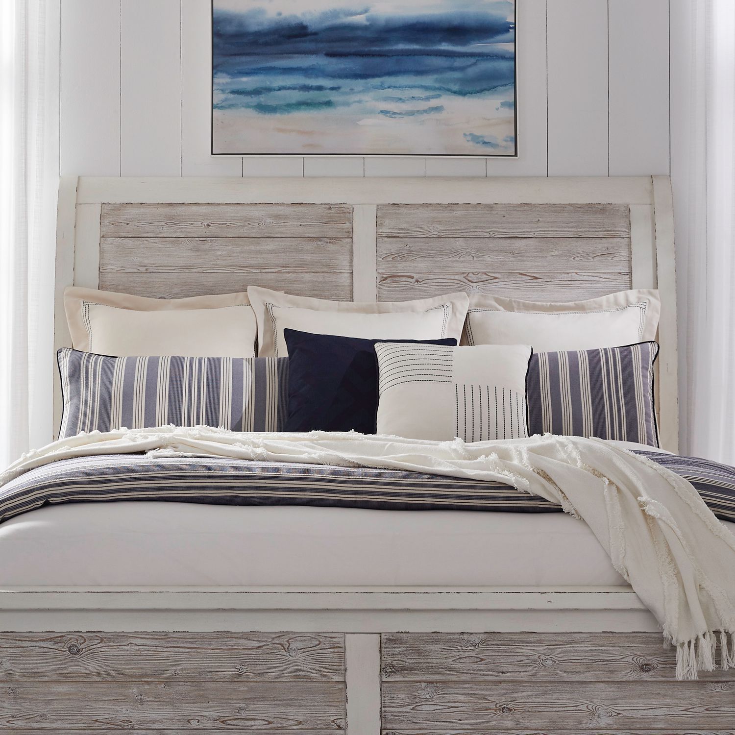 Backroads - Sleigh Headboard - Hornell Furniture Outlet