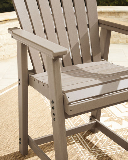 Seacliff Beach - Barstool (Set of 2) - Medium Brown - Hornell Furniture Outlet