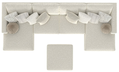 Ritzy - Modular Sofa And Included Cocktail Ottoman - Hornell Furniture Outlet