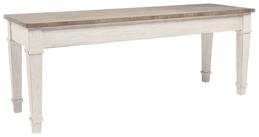 Skempton - White - Storage Bench - Hornell Furniture Outlet