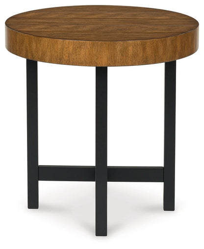 Steenlage - Brown / Black - Occasional Table Set (Set of 2) - Hornell Furniture Outlet