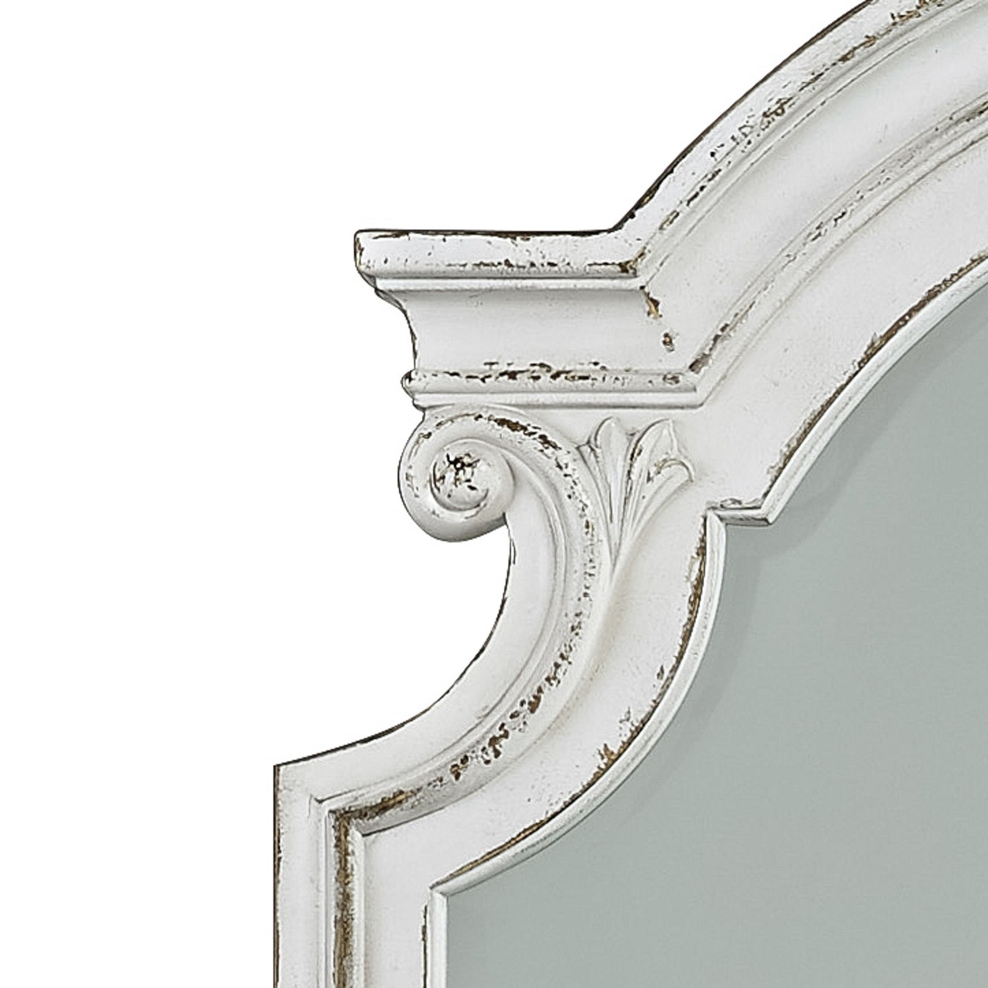 Magnolia Manor - Dresser & Arched Mirror - White - Hornell Furniture Outlet