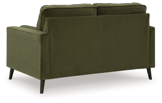 Reveon Lakes - Olive - Loveseat - Hornell Furniture Outlet