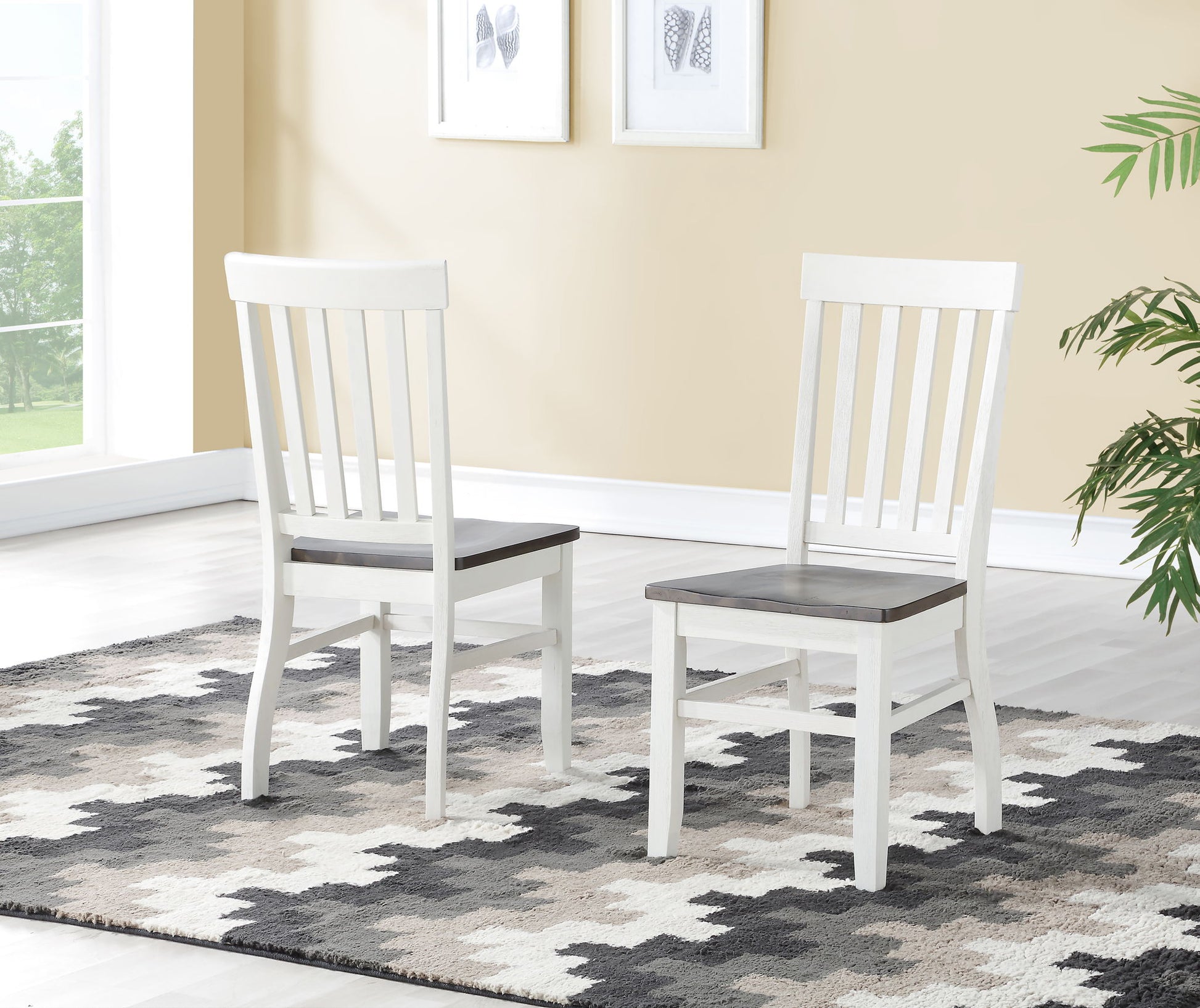 Caylie - 5 Piece Dining Set - White - Hornell Furniture Outlet