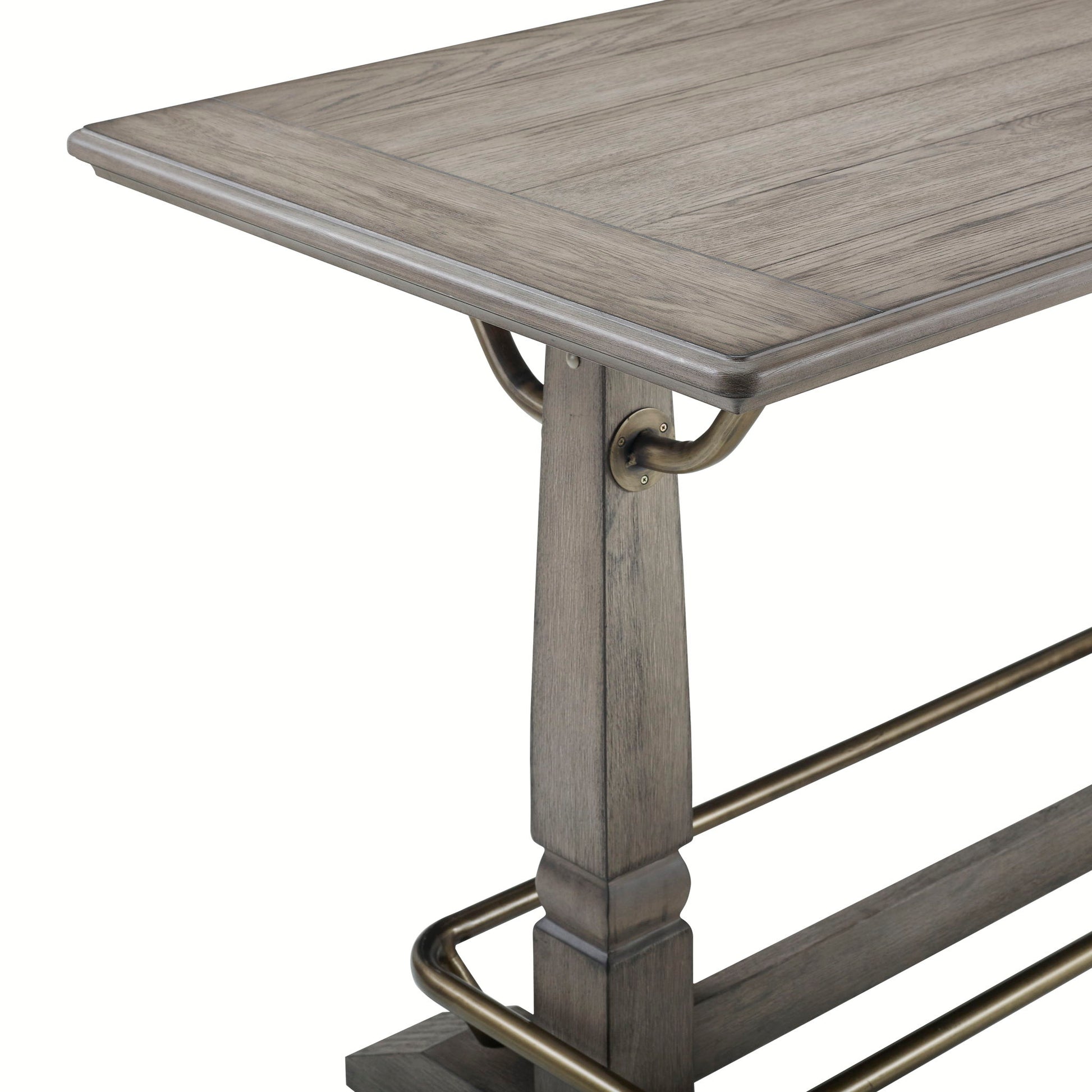 Ryan - Gathering Table - Dark Brown - Hornell Furniture Outlet