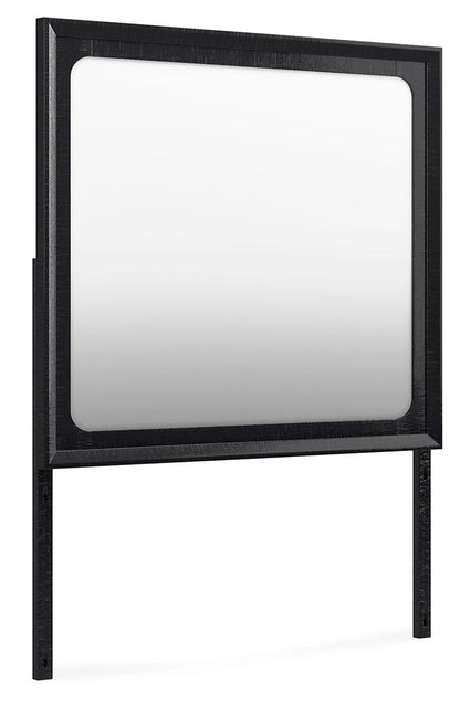 Londer - Black - Bedroom Mirror - Hornell Furniture Outlet