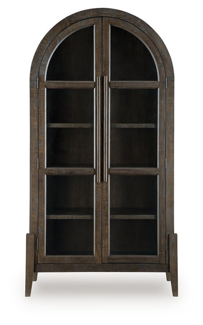 Benhall - Accent Cabinet - Dark Brown - Hornell Furniture Outlet