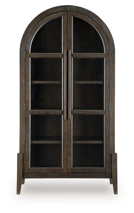 Benhall - Accent Cabinet - Dark Brown - Hornell Furniture Outlet