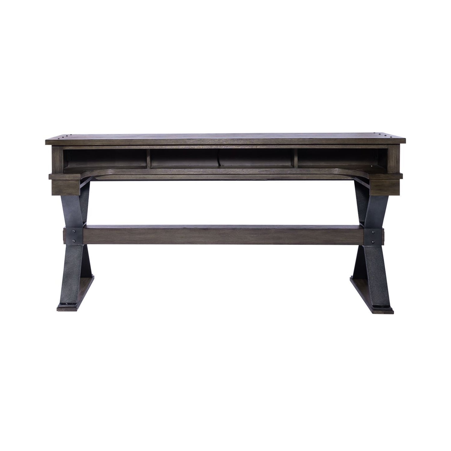 Sonoma Road - Console Bar Table - Light Brown - Hornell Furniture Outlet