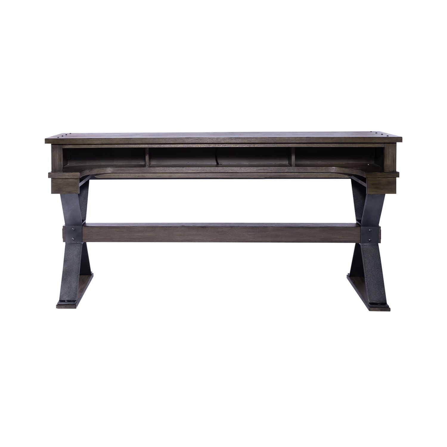 Sonoma Road - Console Bar Table - Light Brown - Hornell Furniture Outlet