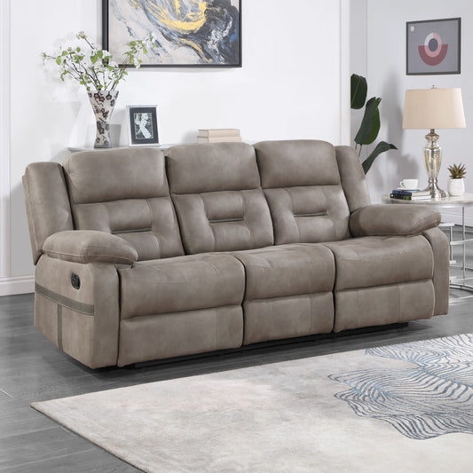 Abilene - Sofa & Loveseat - Brown - Hornell Furniture Outlet